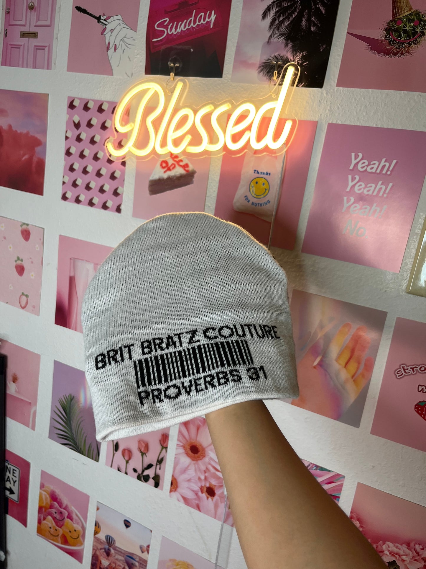 Proverbs 31:25 beanie